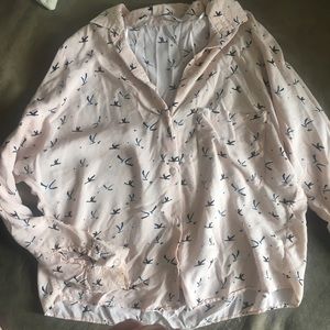 Zara Trafaluc Cropped Button Up